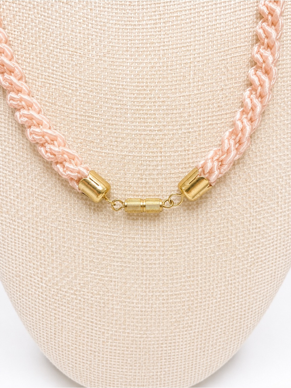 Peach Cloisonné Necklace & Earring Set - Picture 2 of 2